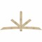 Ekena Millwork Alberta Rough Sawn Timber Gable Bracket, Douglas Fir, 108"W x 49"H x 2"D x 6"F, 11/12 Pitch GBW108X49X0206ALB00RDF - alternate 1